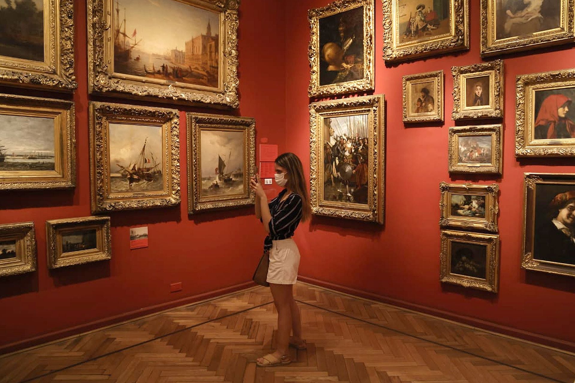 El Museo Nacional de Bellas Artes durante la Noche de los Museos