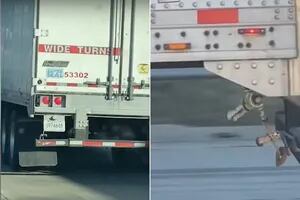 Viral: un camionero recreó una icónica escena de Toy Story con Buzz y Woody