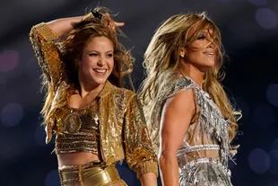 Shakira y Jennifer Lopez, en el Super Bowl