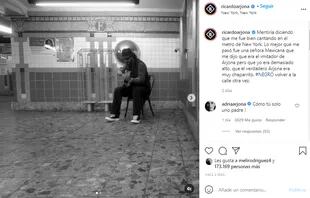Ricardo Arjona compartió su insólita experiencia en Instagram