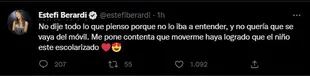 Tweet By Estefi Berardi After Strong Crossover At Lam (Usa)