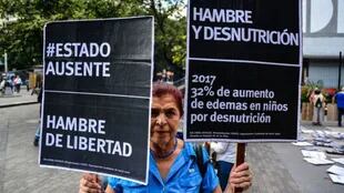 Protestas contra el gobierno en Venezuela