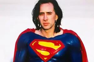A 25 años de haberlo intentado, Nicolas Cage se calzó el traje de Superman en la pantalla grande