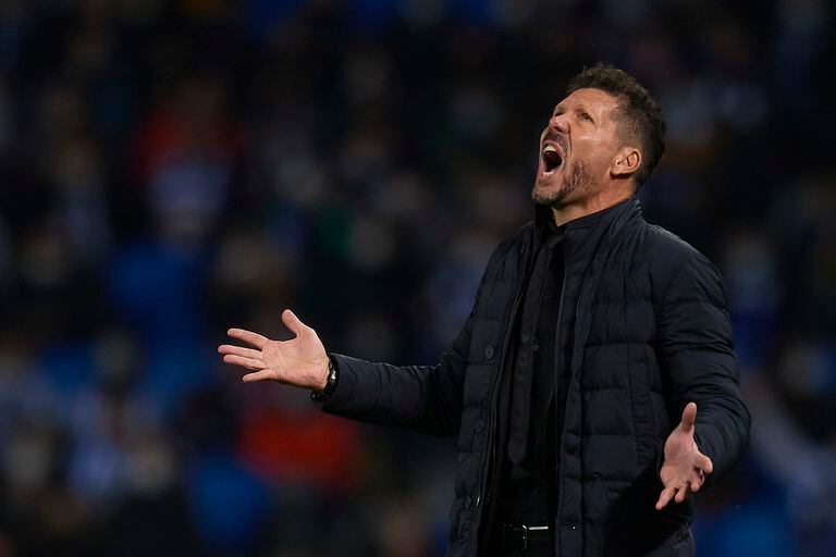 Diego Simeone had a bad time this Wednesday in San Sebastián, due to the aggressions when he arrived on the pitch and the defeat against Real Sociedad for the Copa del Rey