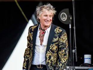 Rod Stewart is one of the stars of the night