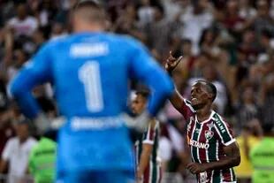 Una imagen de la dura derrota que sufrió River en el Maracaná frente a Fluminense, en la tercera fecha de la Copa