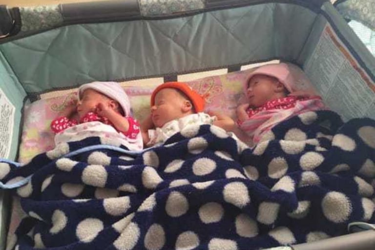 Landon, Harper and Harlow were born on May 27