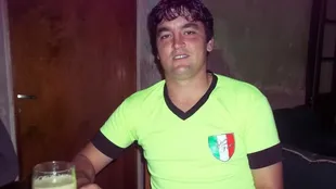 Cristian Tirone, jugador de Deportivo Garmense que agredió a una árbitra de fútbol.