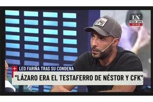 Leonardo Fariña: "Lázaro era el testaferro de Néstor y Cristina Kirchner"