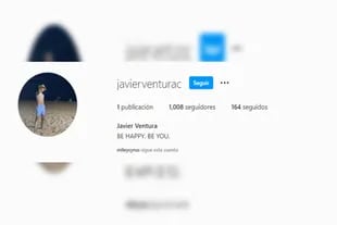 Miley lo sigue en Instagram a Javier (Foto Instagram @javierventurac)
