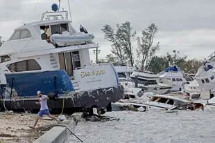 El huracán Ian causó destrozos en Florida. Photo: Amy Beth Bennett/Sun Sentinel via ZUMA Press Wire/dpa
