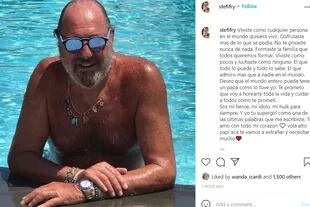Su hija Stefi compartió la triste noticia en su cuenta de Instagram