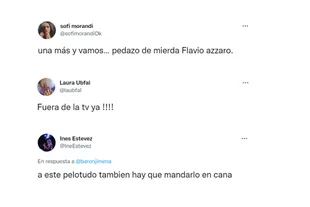 El repudio de los famosos a las declaraciones de Flavio Azzaro