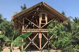 Hay casas de bambú que resisten terremotos