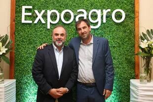 Marcelo Mc Grech, gerente de Agronegocios de Banco Galicia y Patricio Fydman, gerente comercial de Expoagro