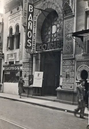 La recta final. Aspecto del Palacio Árabe en los años 40, poco antes de cerrar. Gentileza Fotos Antiguas de la Ciudad de Buenos Aires