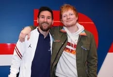 Ed Sheeran le dedicó un especial mensaje a Lionel Messi luego de su encuentro en París