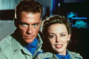Jean Claude Van Damme y Kylie Minogue tuvieron un romance después de trabajar juntos en una producción