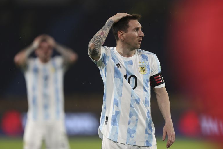 Messi aun lamenta el agónico empate que logró Colombia ante la selección albiceleste
