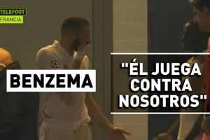 Filtración. Polémica: el video de Benzema criticando a un compañero en el túnel