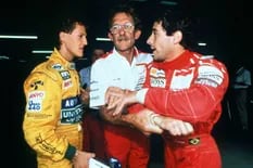 Trauma: cuando Senna tomó del cuello a Schumacher y la paranoia del alemán por la muerte