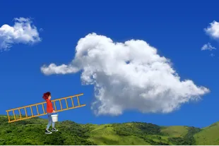 La versión animada para Pakapaka del libro Con la cabeza en las nubes