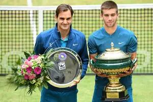 ATP Halle: Federer perdió la final con Coric y cedió el número uno del ranking