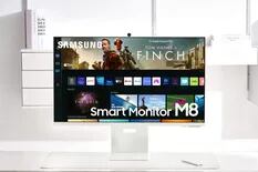 Samsung amplía su línea de pantallas con M8, un modelo con resolución 4K, cámara desmontable y funciones de TV