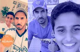 Sultán y su hijo Abdullah, fanáticos de Boca y de la Argentina