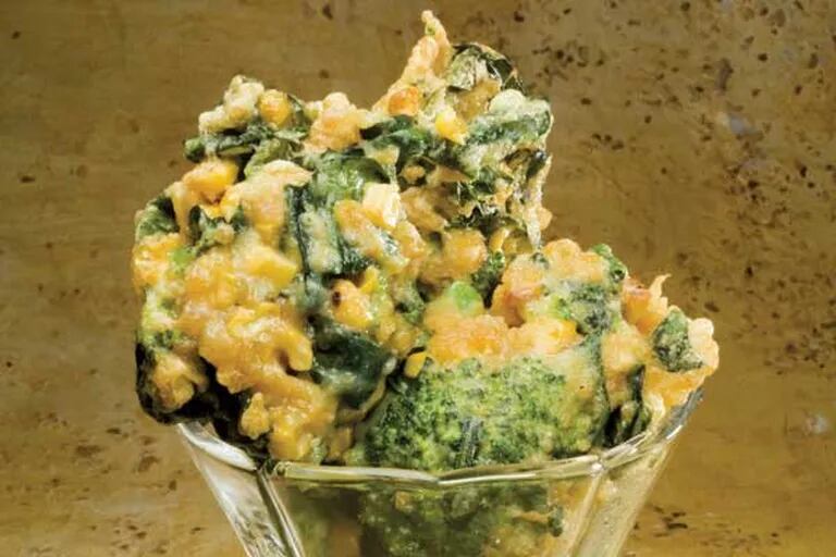 Receta de frituras de broccoli y maíz - LA NACION