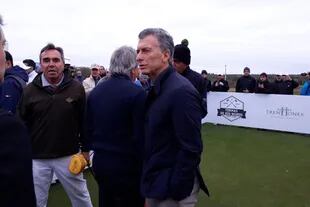El Presidente en la inauguración del campo provincial de golf