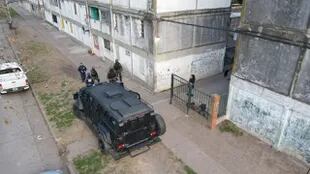 Operativo de la Gendarmería en Rosario