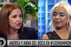 Andrea del Boca y su hija Anna se emocionaron hasta las lágrimas por una pregunta de Jey Mammon