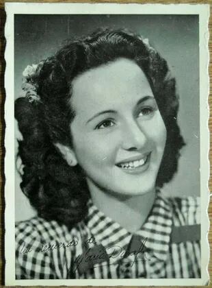 Una imagen de María Duval en sus años de actriz
