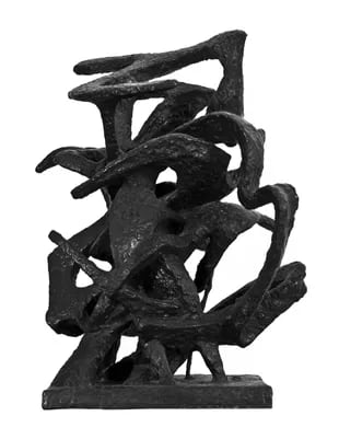 Rugby, de Pablo Curatella Manes, una de las obras del Museo Nacional de Bellas Artes que integrarán el Paseo de esculturas