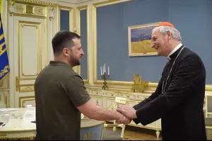Zelensky recibió al enviado del Papa y le planteó su propuesta para la paz