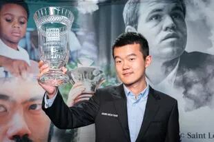Liren Ding, el chino que está tercero en el ranking mundial y que puso en aprietos a Carlsen en la serie semifinal.