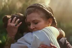 Star Wars: la imagen de Rey y la princesa Leia que emociona a los fans