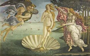 Nacimiento de Venus, de Sandro Botticelli, circa 1485