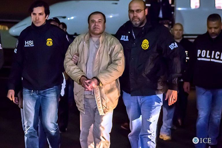 12-16-2021 The Mexican drug trafficker 'Chapo' Guzmán.  US IMMIGRATION AND CUSTOMS ENFORCEMENT POLICY