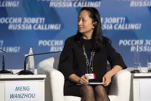 Meng Wanzhou, directora e hija del fundador de Huawei, en octubre de 2014