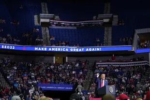 Acto de campaña de Donald trump en el BOK Center