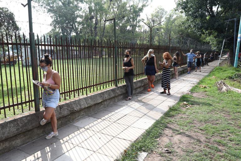 In the Detectar device of Parque Sarmiento, as of last Thursday they noticed a significant drop in attendance 