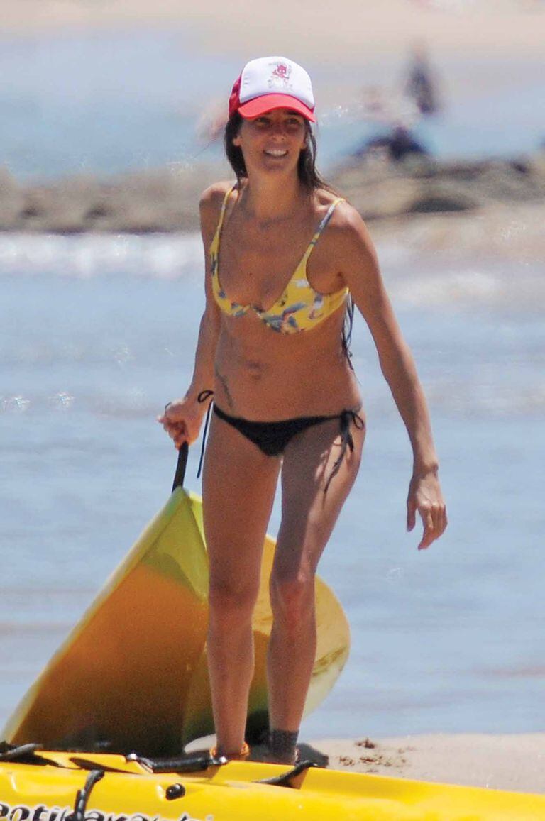 Mirtha Legrand's granddaughter proved to be very skilled on the paddle-surf board.  This week, she will say goodbye to her boyfriend and her children (they will remain in the care of her grandmother Marcela, in Casa Blanca) to take El ardor to seven cities in the interior of Uruguay