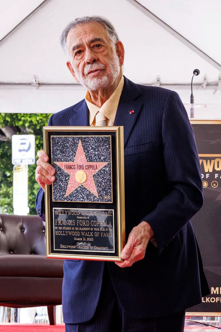 Francis Ford Coppola, el rey del Nuevo Hollywood, consigue su estrella en  el Paseo de la Fama a los 82 años - LA NACION