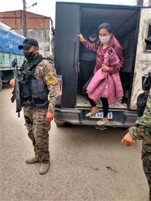 Despliegue de las tropas especiales de la Policía de Salta en la frontera con Bolivia