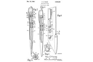 La patente de la Space Pen de Paul Fisher