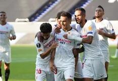 Sevilla-Roma: el equipo de Banega y Ocampos ganó 2-0 y se clasificó a cuartos