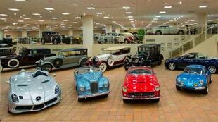 Vista de la colección de automóviles del Principado de Mónaco