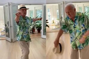 Anthony Hopkins publicó un video bailando y enamoró a todos con un detalle